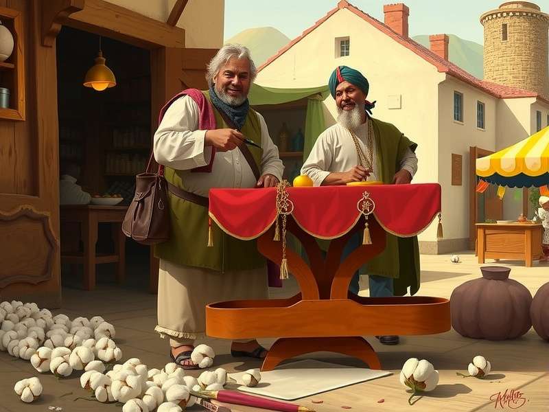 Cotton Czars Nobility Market Scene